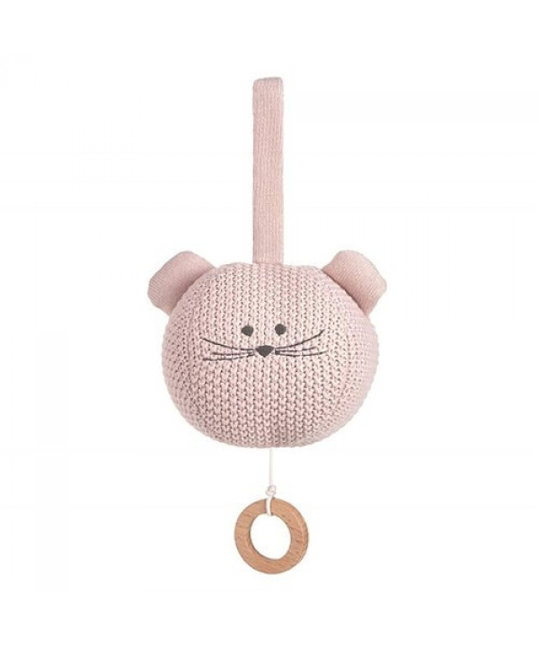 Juguete Musical Punto Mouse Rosa Lassig