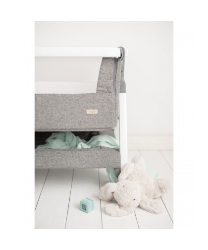 Minicuna Colecho Cozee Lite de Tutti Bambini White/Charcoal