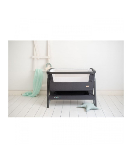 Minicuna Colecho Cozee Lite de Tutti Bambini Grey/Liquorice