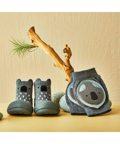 Set Rodilleras + Attipas Koala Gris