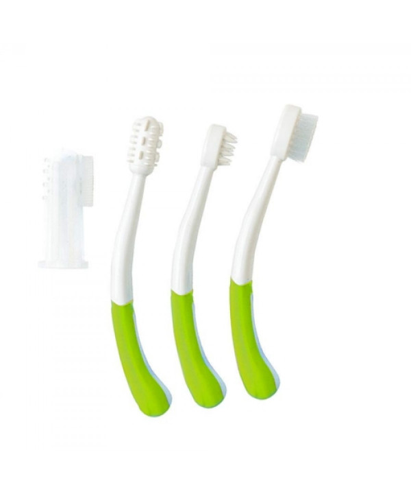 Kit Dental 4 en 1 Nuvita Verde