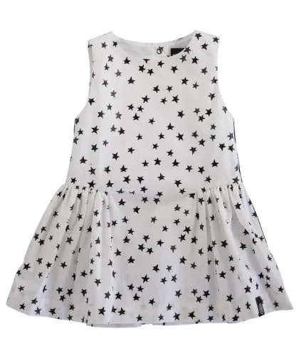 Vestido Molo Kids Carmen Scattered Star White.