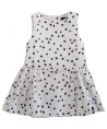 Vestido Molo Kids Carmen Scattered Star White. 