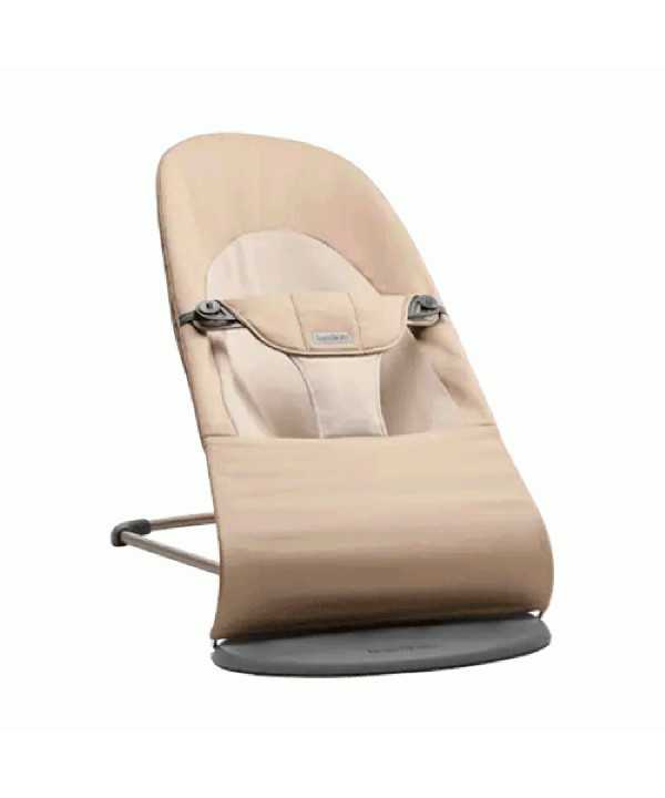 Hamaca Balance Soft BabyBjörn Woven Caqui/Beige