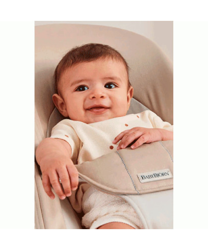 Hamaca Balance Soft BabyBjörn Caqui/Beige Algodón