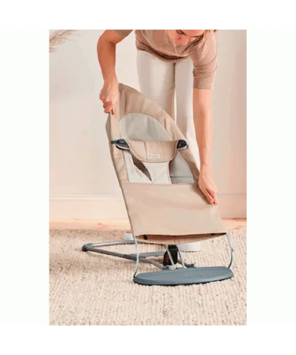 Hamaca Balance Soft BabyBjörn Woven Caqui/Beige