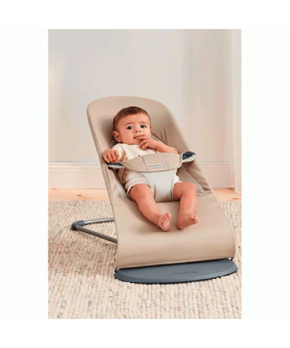 Hamaca Balance Soft BabyBjörn Caqui/Beige Algodón