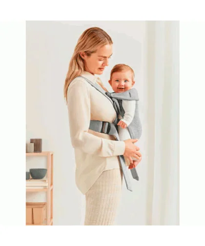 Mochila Porta Bebe Mini BabyBjörn Gris