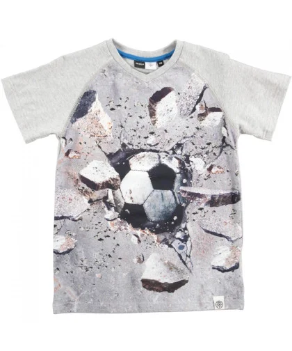 Camiseta Molo Kids Racer Wall Ball