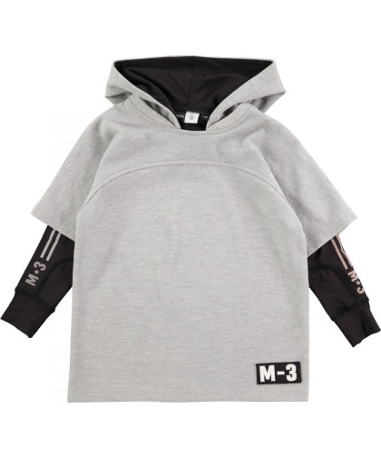 Sudadera Molo Kids Malik Grey Melange