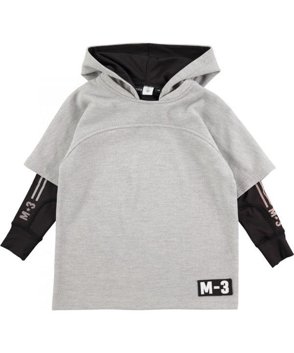 Sudadera Molo Kids Malik Grey Melange