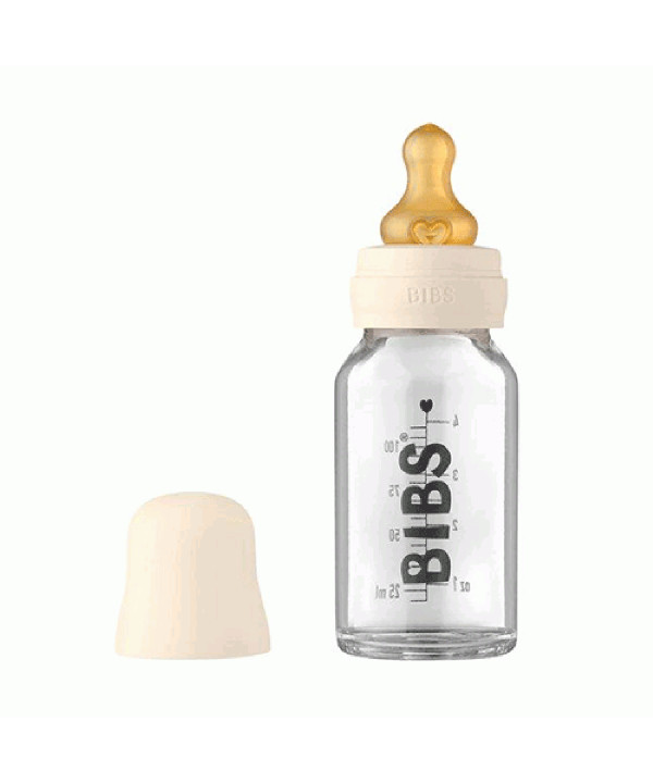 Biberón Cristal BIBS Ivory 110ml