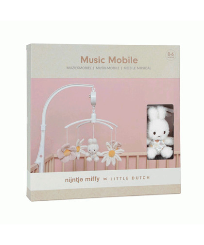 Sonajero Anillo Miffy Vintage Flores Little Dutch