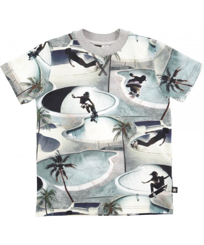 Camiseta Molo Kids Ralphie Skate Pool