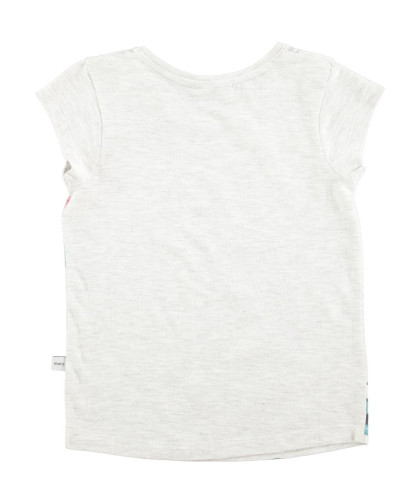 Camiseta Molo Kids Rasa Snow Melange