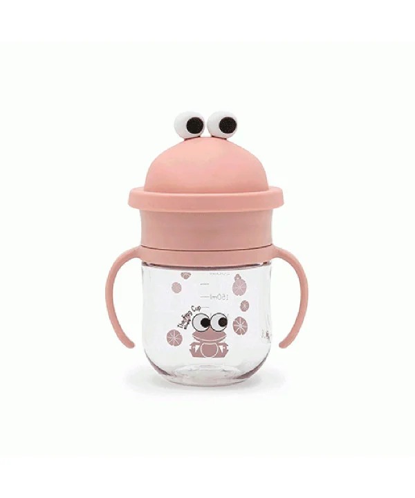 Vaso de aprendizaje 360º Frog Rosa 200ml Noui Noui