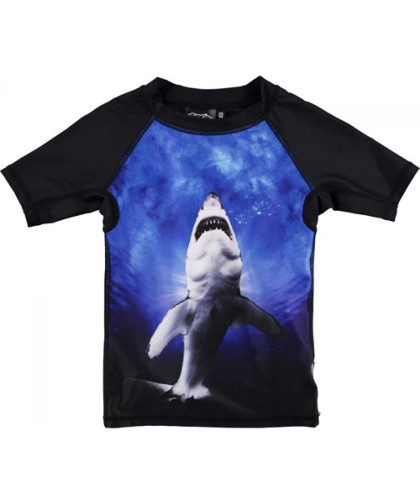 Camiseta Molo Kids Neptune Under The Shark