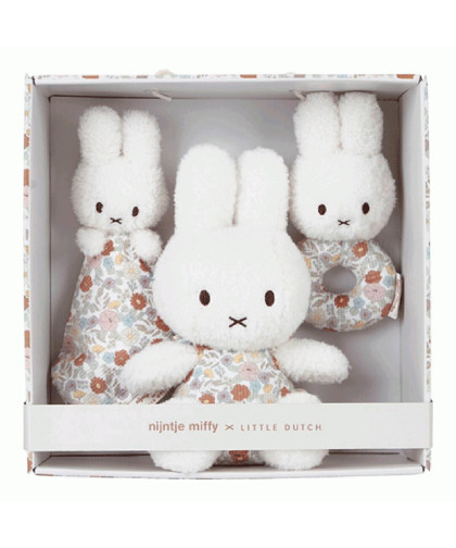 Caja Regalo Miffy Vintage Flores Little Dutch