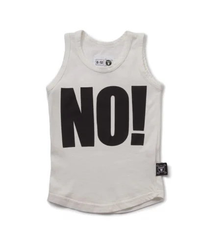 Camiseta Nununu No! Tank Top White