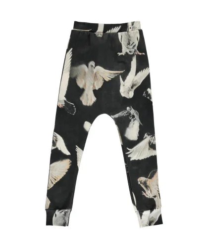 Baggy Leggings Black Birds Popupshop