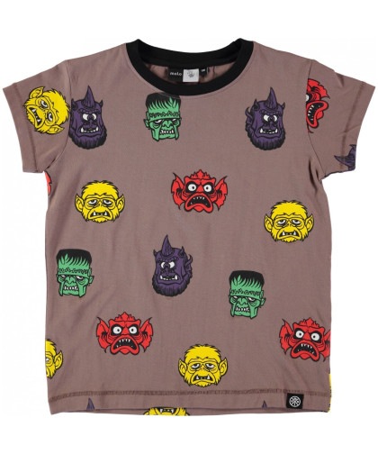 Camiseta Molo Kids Rexo Monster Heads