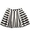 Falda molo Kids Becky Black White Stripe