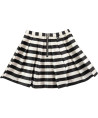 Falda molo Kids Becky Black White Stripe