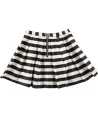 Falda molo Kids Becky Black White Stripe