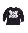 Camiseta Manga Larga Nununu Skull Patch Black