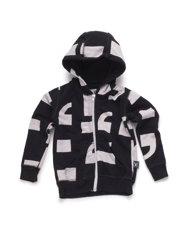 Sudadera Nununu Punctuation Zip Hoodie Black