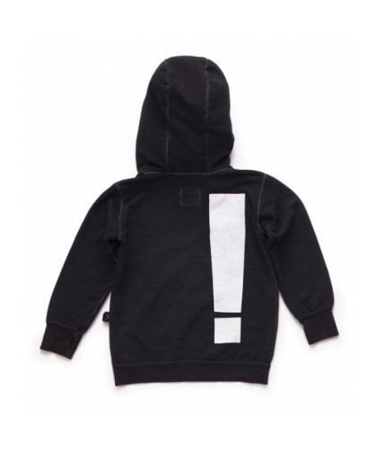 Sudadera Nununu Exclamation Hoodie Dyed Black