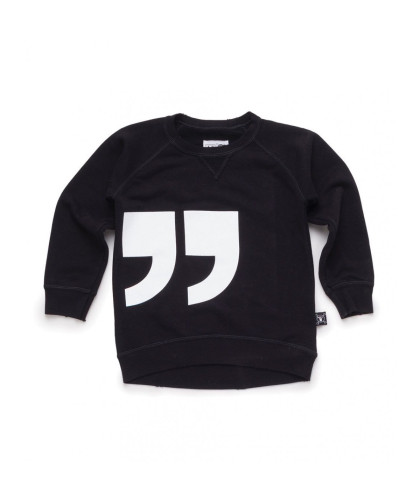 Sudadera Nununu Quotation Pullover Black