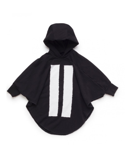 Sudadera Nununu Hooded Bat Top Black