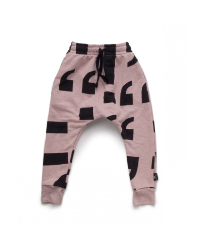 Pantalón Nununu Punctuation Baggy Pants Powder Pink