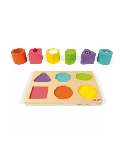 Janod Puzzle Encajable Sensorial