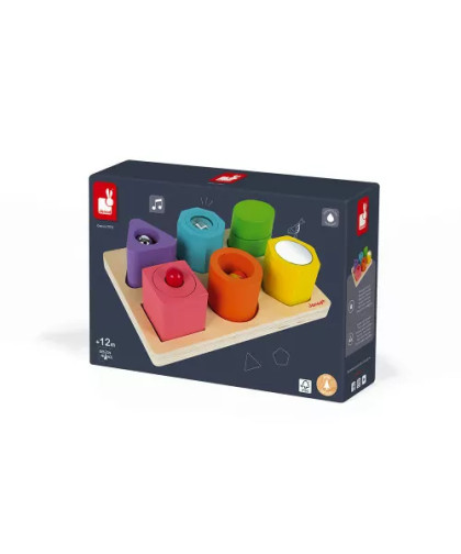 Janod Puzzle Encajable Sensorial