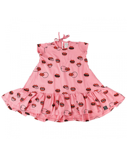 Vestido Dancing Kukukid Pink Lips