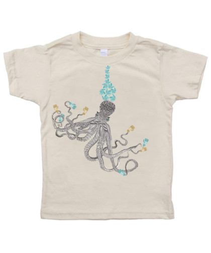 Camiseta Monikako Kids Octopus Organic