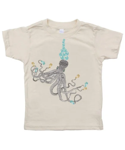 Camiseta Monikako Kids Octopus Organic