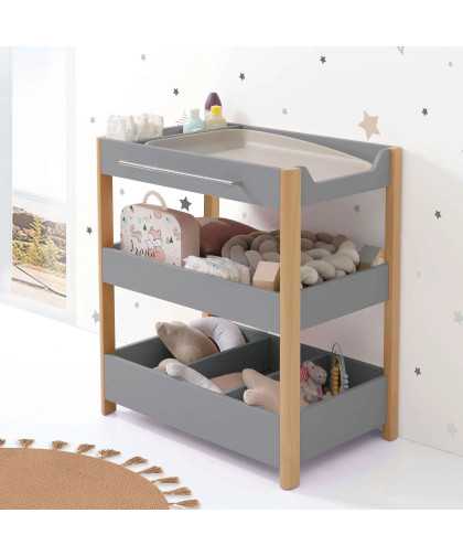 Alondra Mueble cambiador Antracita