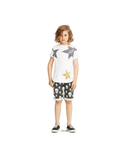 Camiseta Molo Kids River Bright White