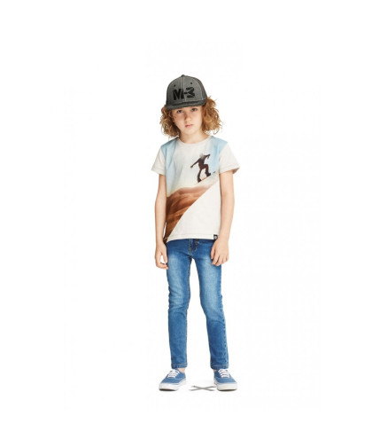 Camiseta Molo Kids Rosinol Sandboarder