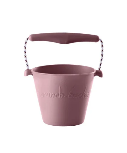 Cubo Silicona Scrunch Rosa Pastel