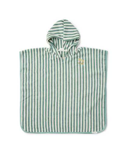 Little Dutch Poncho Seashells and Stripes