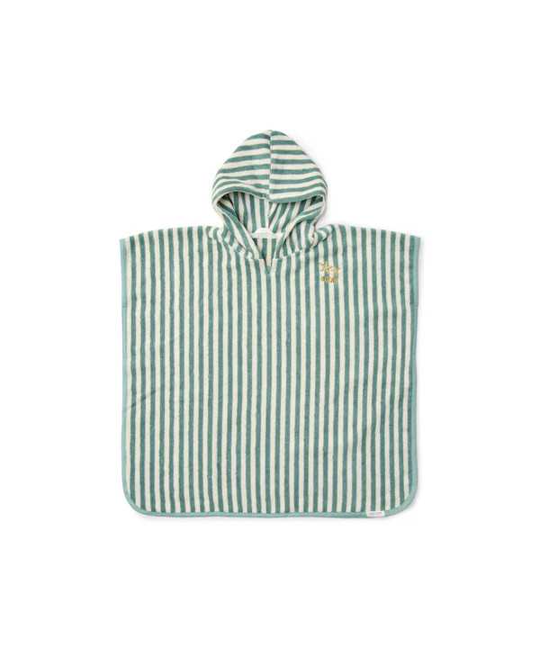 Little Dutch Poncho Seashells and Stripes
