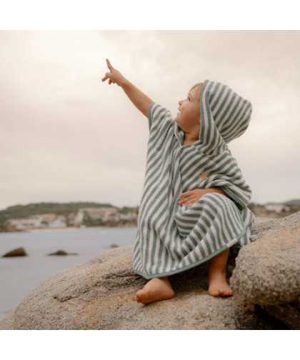 Little Dutch Poncho Seashells and Stripes
