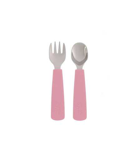 We Might Be Tiny Set Cubiertos Feedie Rosa