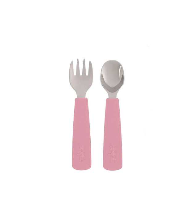 We Might Be Tiny Set Cubiertos Feedie Rosa