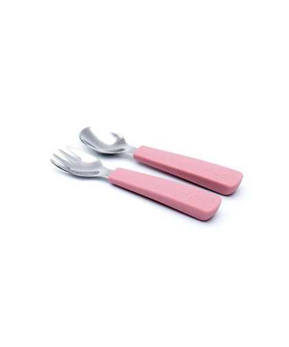 We Might Be Tiny Set Cubiertos Feedie Rosa