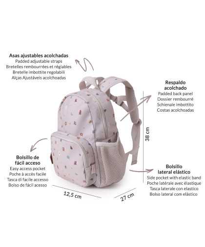 Mochila Infantil Geometric Nature